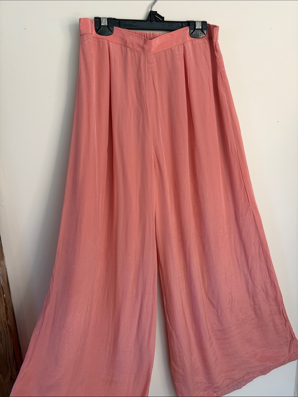 Wide Leg Pink Palazzo Pants